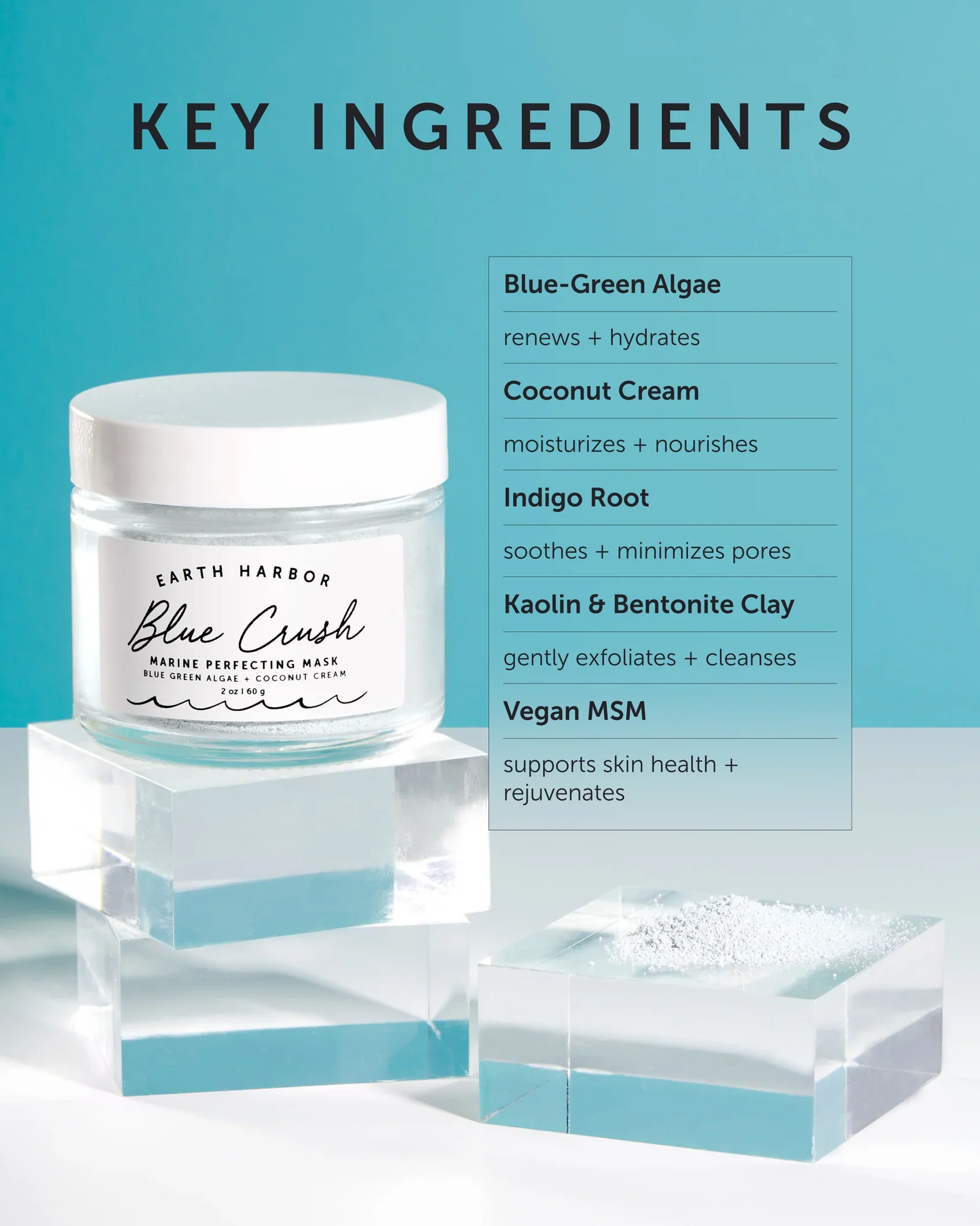 Earth Harbor - BLUE CRUSH Marine Perfecting Mask - Image 3